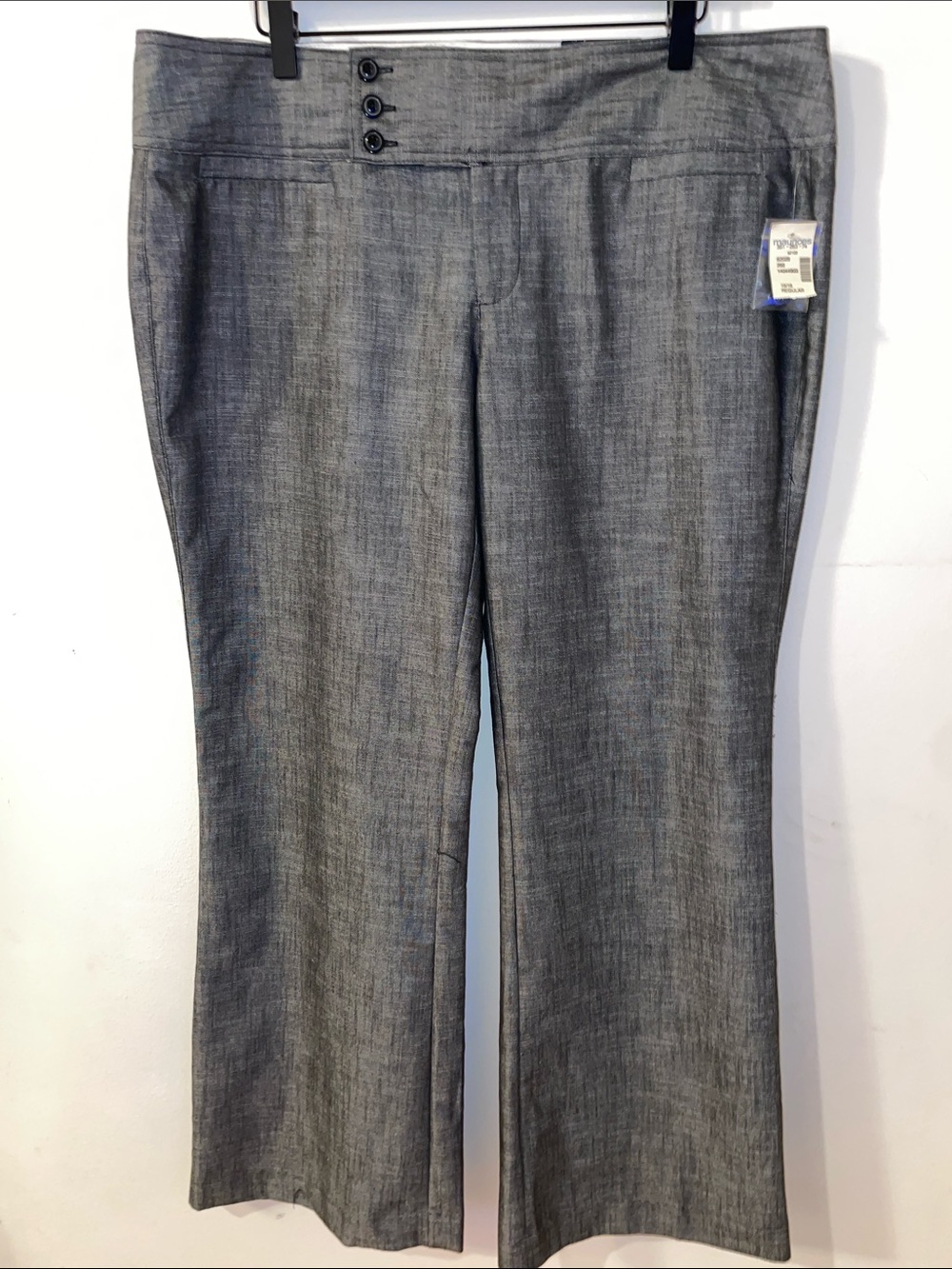 Maurices Gray Wide Leg Pants Size 15/16 NWT